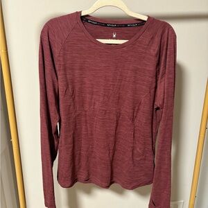 Spyder Long Sleeve Brushed Active Top XL
